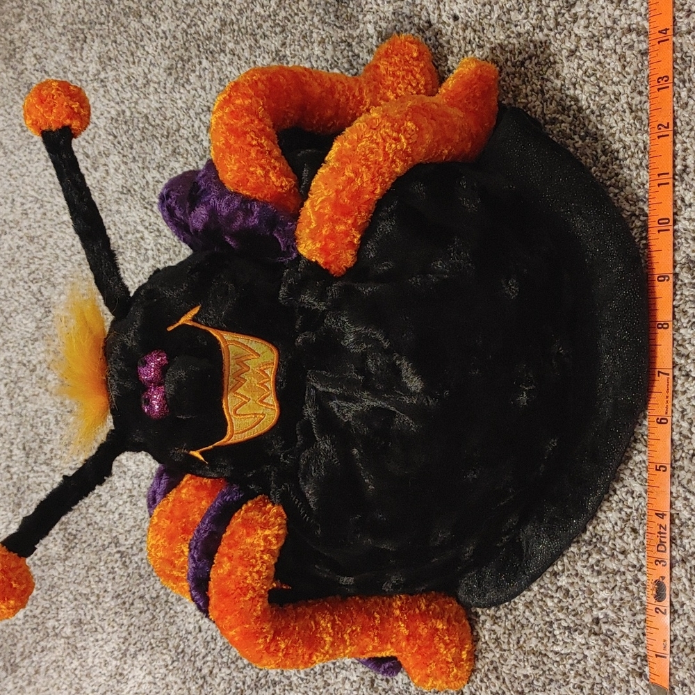 🎃🕸️🕷️Dan Dee Plush Spider Hat🕷️🕸️🎃 - Picture 4 of 10